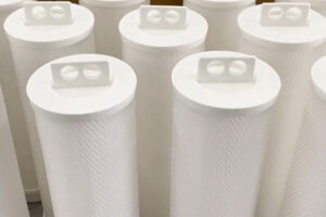 A graph showing a sharp decline in operational costs after switching to a replacement filter