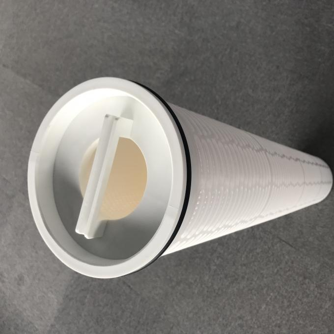 High-Flow Filter for Edible Oil A high-flow filter cartridge being installed in an edible oil processing facility