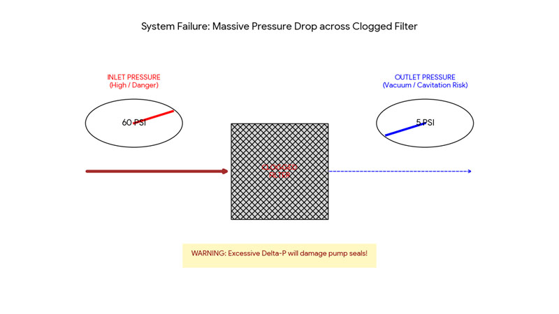 A large solar farm with a truck-mounted water purification and cleaning system in operation