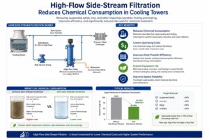 High-Flow Side-Stream Filtration Reduces Chemical Consumption in Cooling Towers