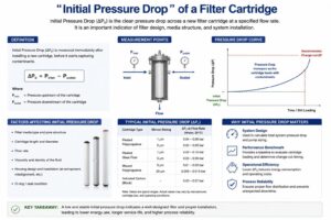 “Initial Pressure Drop” of a Filter Cartridge