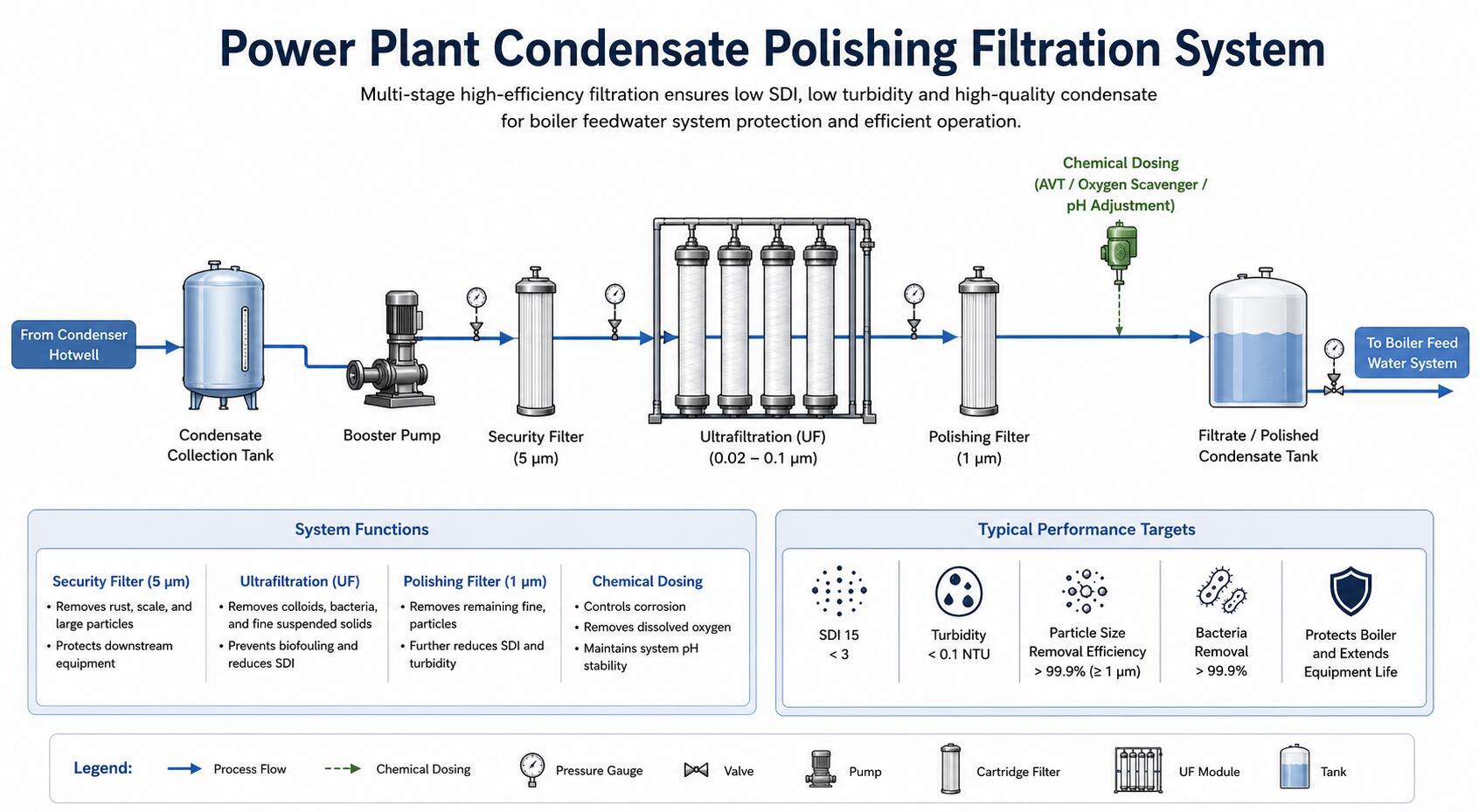 Power Plant Condensate Polishing Filtration System Power Plant Condensate Polishing Filtration System