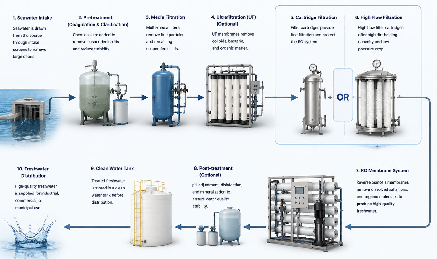 Seawater Desalination Filtration