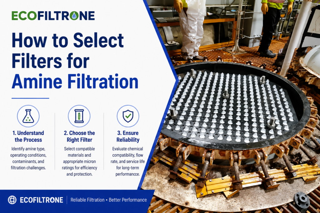 How to Select Filters for Amine Filtration