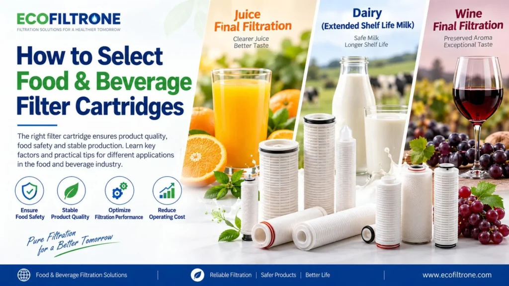 How to Select Food & Beverage Filter Cartridges